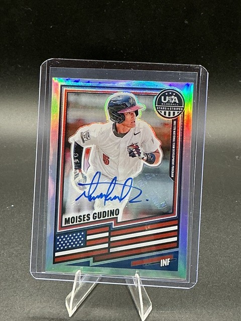 2026 Panini Stars & Stripes - Moises Gudino #135 Silver Prizm Auto