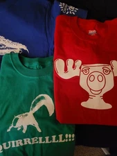 3 Piece LOT Raising Cane's National Lampoon's CHRISTMAS VACATION CREW SHIRTS