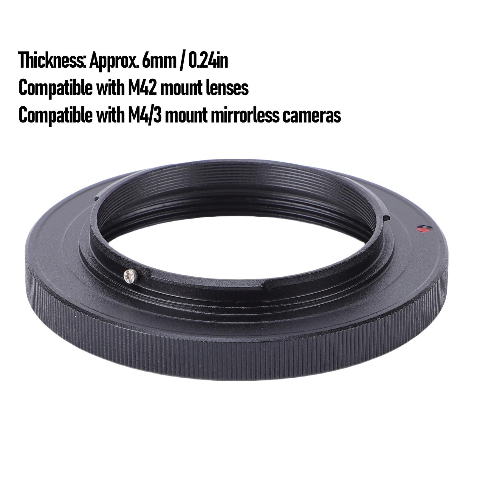 M42 to M4/3 Lens Mount Adapter Thin M42 Lens to M4/3 Camera Lens Adapter KIT