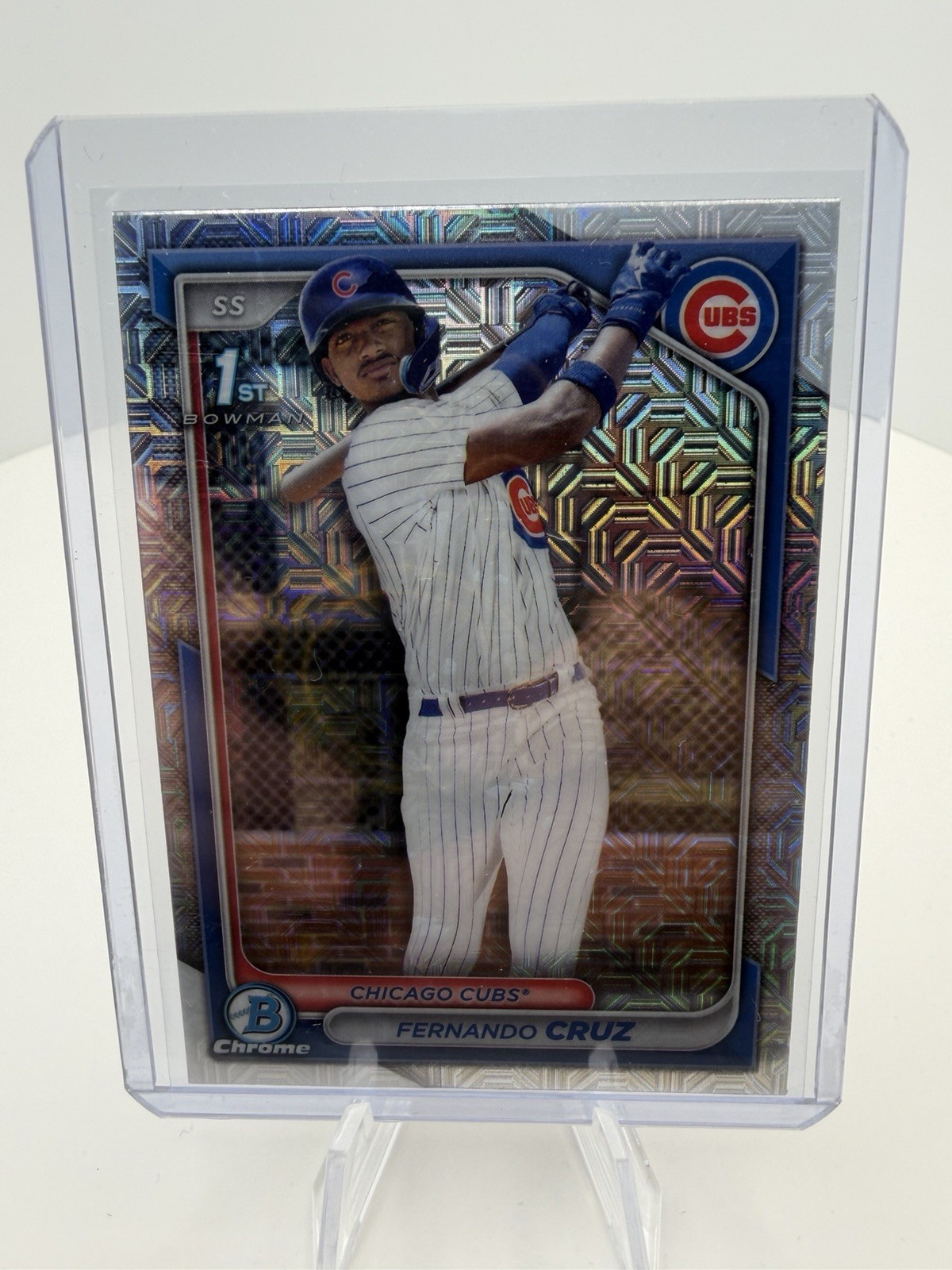 2024 Bowman Chrome - Prospects Fernando Cruz #BCP-197 Mojo Refractor (RC)
