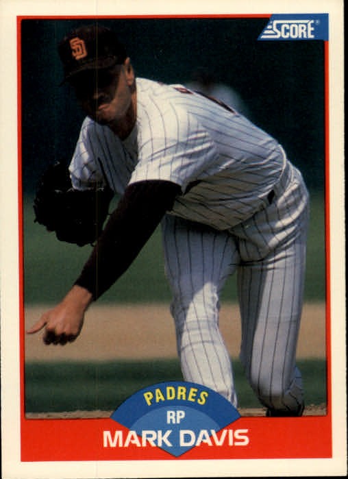 1989 Score #490 Mark Davis - BB
