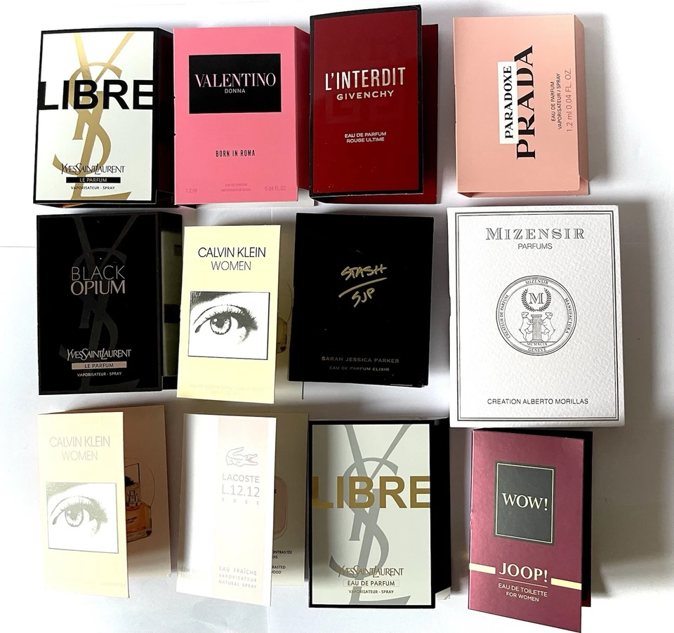 YVES SAINT LAURENT Joblot 12 High End Designer Perfume Women's 16.2ml RANDOM MINI