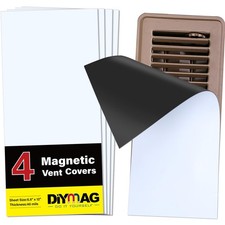 Magnetic Vent Covers-5.5" X 12", 4 Pack Vents Cover  Strong Vents Cover For
