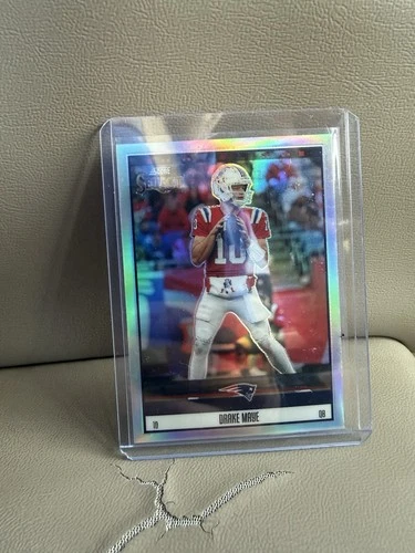 2025 Panini Select Drake Maye Score Select Throwback Silver Prizm Patriots