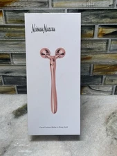 Neiman Marcus Rose Gold Face Contour Roller Facial Massage Tool In Box