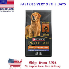 Purina Pro Plan Adult Shredded Blend Lamb Rice Dry Dog Food, 47-lb bag