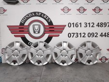 HONDA FIT GP1 / JAZZ MK3 SET COPRICERCHI ORIGINALI COPRIMOZZO 15 POLLICI