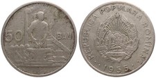 Rum&auml;nien - Romania 50 Bani 1955  - IV