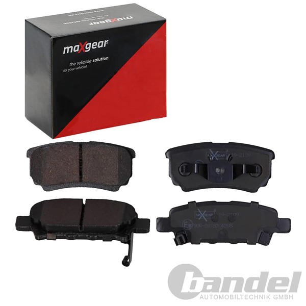 Maxgear BremsbelÄGe Satz Hinterachse Passend FÜR Chrysler Sebring Dodge Avenger-image