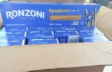 Lot of 12 Ronzoni Spaghetti Macaroni 1 LB NEW Free Shipping Best By 3-9-27