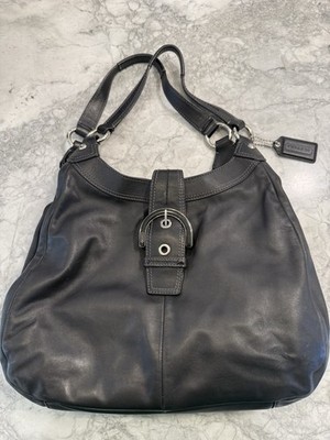 Vintage Coach SoHo Madison Lynn Hobo Black Buckle Bag | eBay