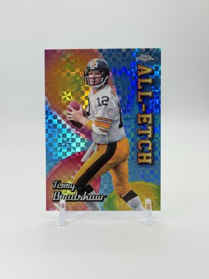 2024 Topps Chrome Football Terry Bradshaw All-Etch X-Fractor Refractor #CAE-TB