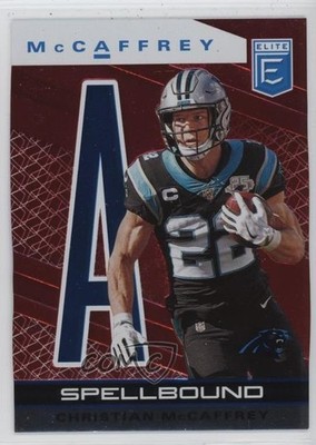 2020 Panini Donruss Elite Spellbound Red /99 Christian McCaffrey #4 07sa