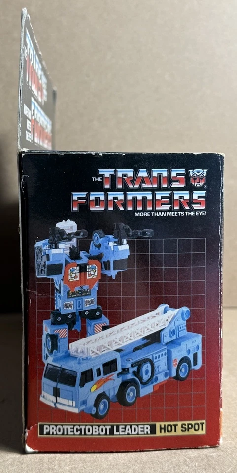 Vintage 1986 Hasbro Transformers G1 Hot Spot / Defensor Protectobot Boxed - Image 3 of 4