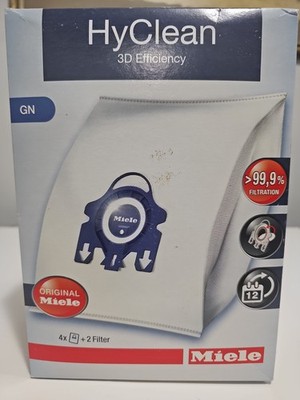 Genuine 3D Efficiency HyClean Dust Bags For Miele GN Vacuum Cleaners