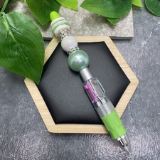 Handmade Bubblegum Acrylic Bead Rhinestone 5 Color Ink Pen New Free Ship C1195