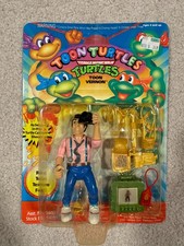 TMNT Toon Vernon 1992 Unpunched MOC MOSC 5409 Ninja Turtles