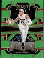 2024 Panini Select WNBA #70 Aerial Powers Prizms Neon Green #/75
