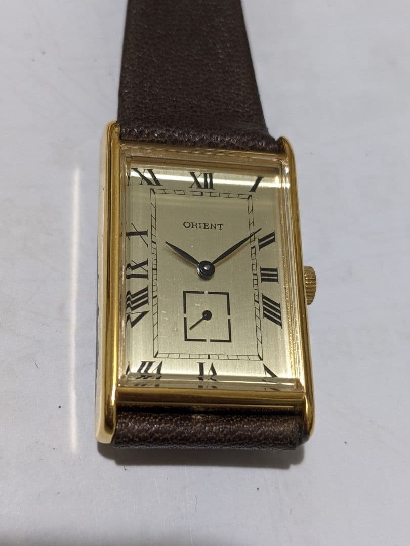 ORIENT Small Second Handwind Wristwatch Vintage D… - image 3