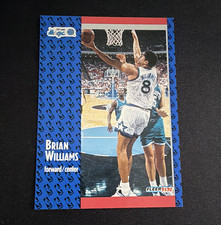 Fleer 1991-92 Brian Williams Orlando Magic #334 Rookie Basketball Card. rookie card picture