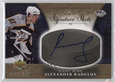 2006-07 Upper Deck Sweet Shot Signature Shots Alexander Radulov #SS-RA Auto 0c3