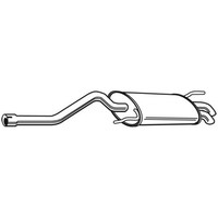 Walker EndschalldäMpfer SchalldäMpfer Hinten FüR VW Caddy II Kombi 1.9 D