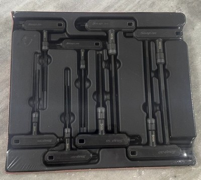 Snap-On DARK TITANIUM 8 pc Metric T-Shaped/L-Shaped Hex Set (2 10mm) AWSGM800BDT