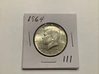 1964 P Kennedy Half Dollar - 90% SILVER - exact coin shown