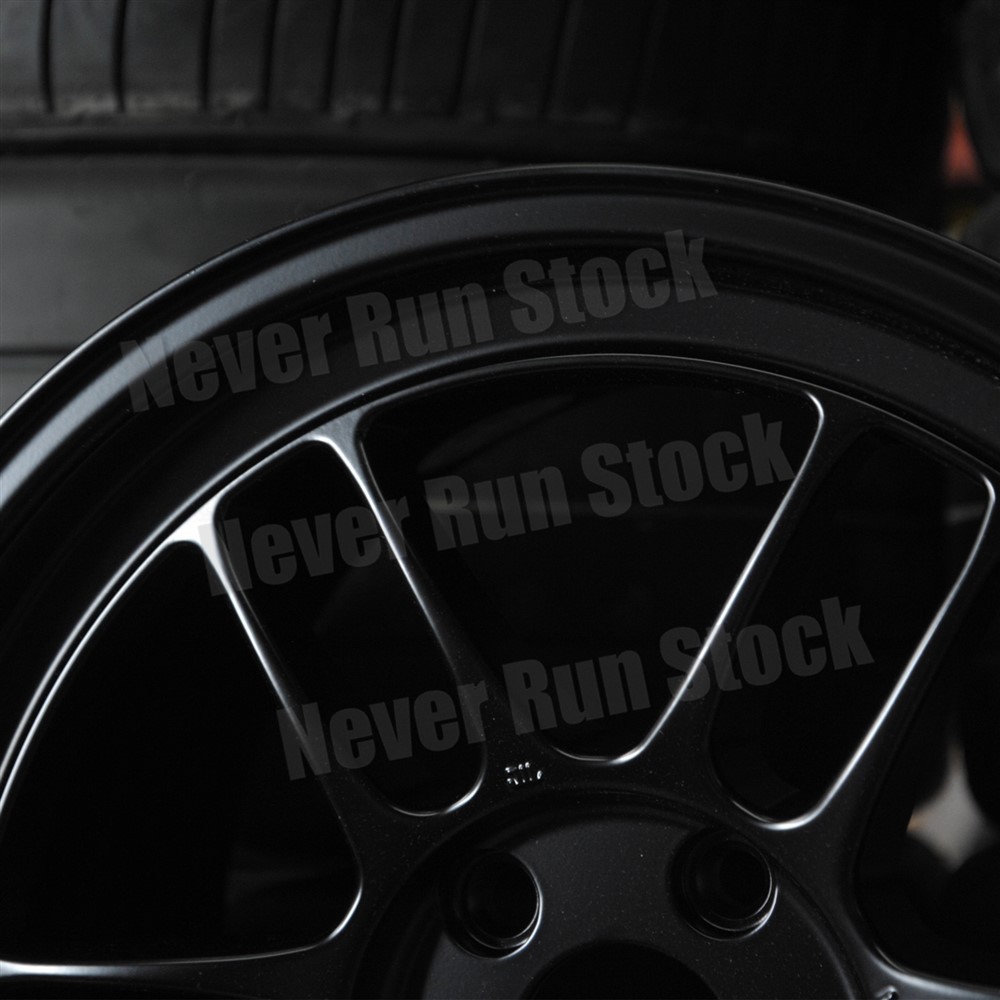 AUTHENTIC ENKEI RPF1 18x8.5 5x114.3 +30 OFFSET BLACK 12 SPOKES