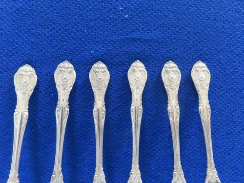 6 GORHAM STERLING KING EDWARD FLAT BUTTER SPREADER  KNIVES 153 GRAMS