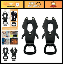 2 Pcs Heavy Duty 360 Swivel Dog Leash Clips, Quick Release Locking Buckles for