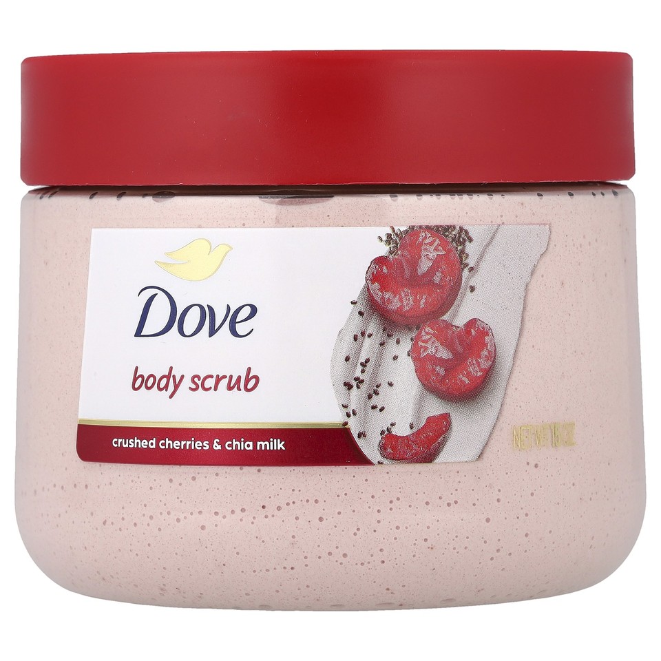 Body Scrub, Crushed Cherries & Chia Milk, 15 oz (425 g)