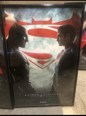 BATMAN V SUPERMAN: DAWN OF JUSTICE Original One Sheet Movie Poster - 2016 - DC