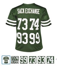 The New York Sack Exchange Signed Football Jersey JSA Witness ITP JSA