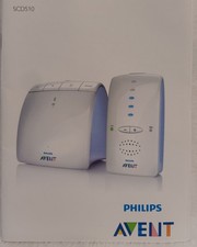 Philips Avent DECT Baby Audio Monitor SCD510 Crystal Clear Sound