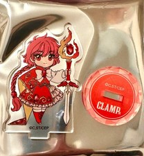 Clamp Exhibition Venue Exclusive Acrylic Stand Magic Knight Rayearth H Very Good
