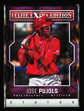 2014 Panini Elite Extra Edition #1 Jose Pujols Status Purple #/150