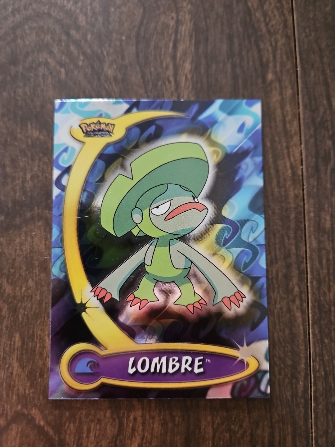 Pokemon Topps Lombre #38 Advanced Challenge Card FOIL