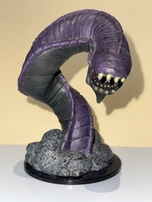 Purple Worm D&D miniature, War of the Dragon Queen #21, Uncommon. Huge.