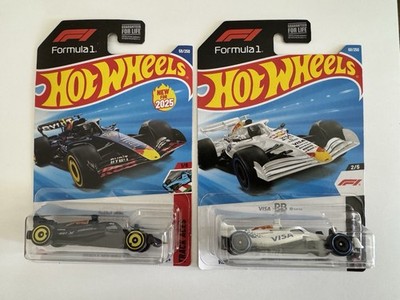 New 2025 Hot Wheels Formula 1 Oracle Red Bull Racing, Lot Of 2