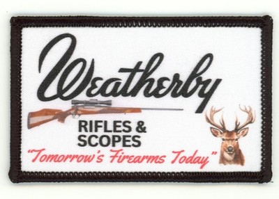Weatherby Patch Retro Vintage Style Iron-On Sew-On Ram Logo Hat Cap Gear Appliqu