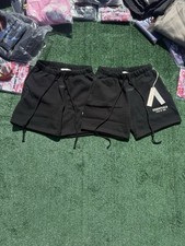 Essentials Fear of God Black Sweat Shorts Men Drawstring Elastic Waist Solid