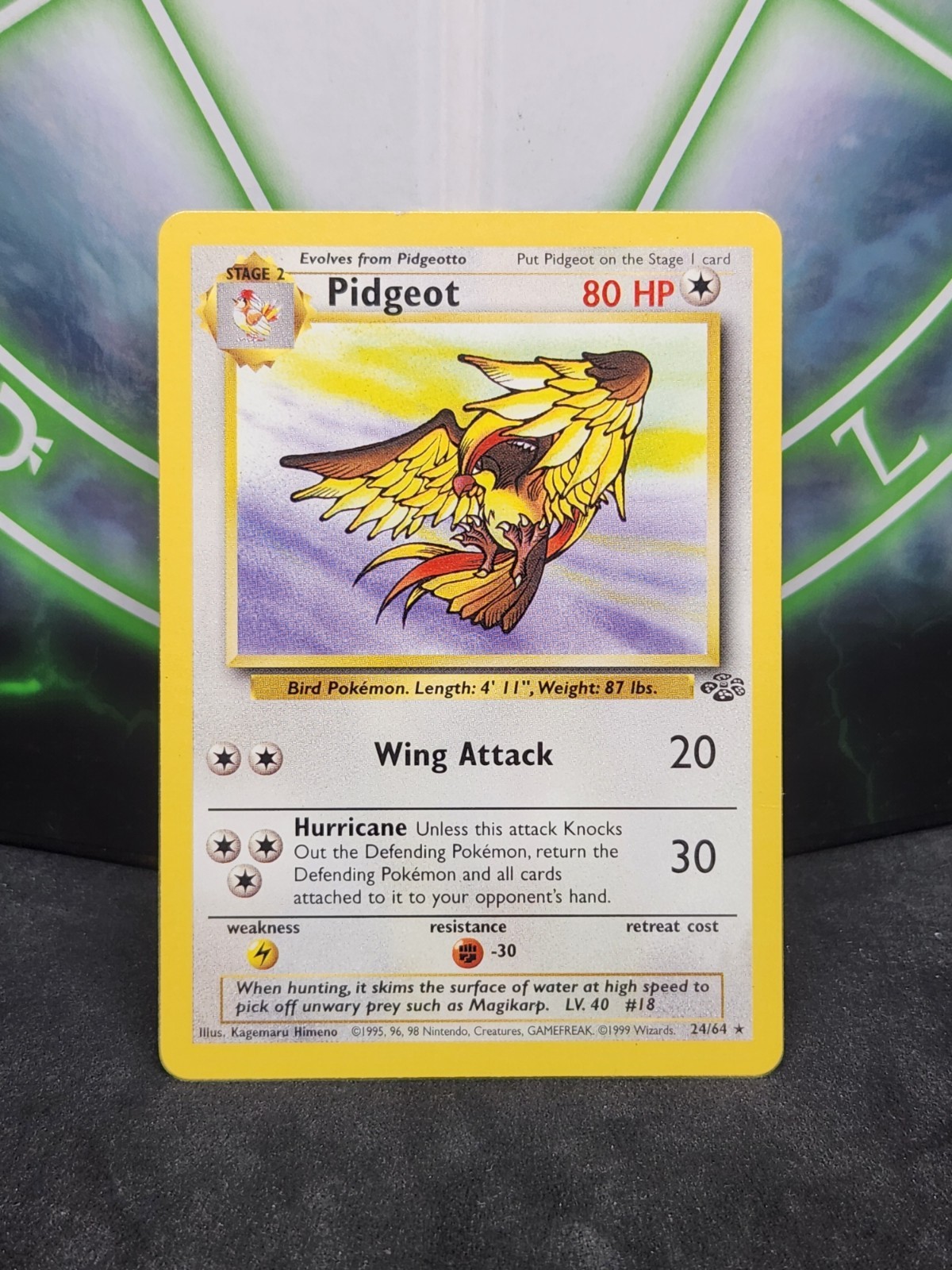 Pokemon Pidgeot 24/64 Jungle Rare NM