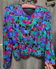 Adrianna Pappell Silk suit Vintage Size 12
