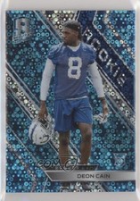 2018 Panini Spectra Rookies Neon Blue Prizm 9/75 Deon Cain #159 7l6
