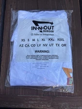 In-N-Out Burger  2021 A Fresh New Year White 2XL XXL Tee Shirt California Promo