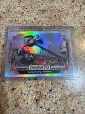 Topps 2025 Disneyland 70th Then & Now #33 Dumbo Flying Elephants Rainbow Foil