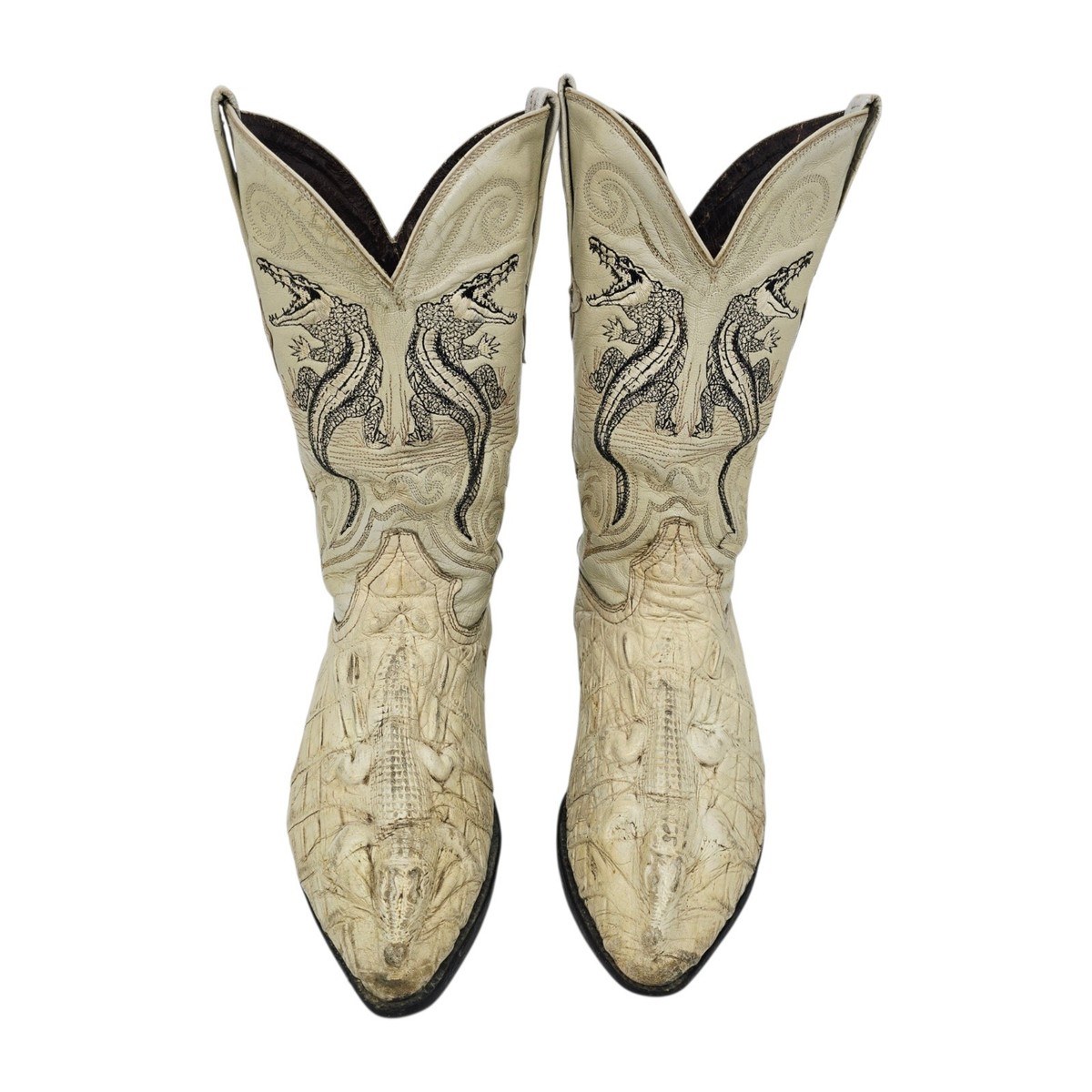 JE-VER Cayman Cowboy Boots Size 24 Mexican size or around 6 - Ivory Los Altos Men main image 2