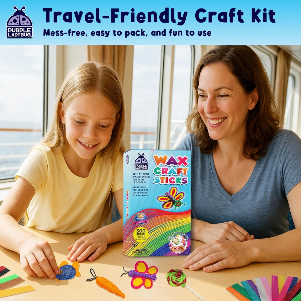 Palos artesanales de cera flexibles para niños - 15 colores, 6 y 12 pulgadas, 150 cada uno - niños... Foto 2 de 4