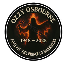 OZZY OSBOURNE 1948-2025 Commemoration Memoria...